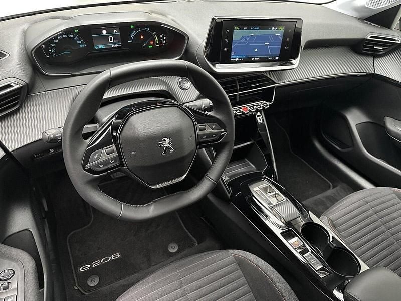 Brugt Peugeot e-208 Active 100 kW (136 HK) 2022 Sølvmetal Hatchback