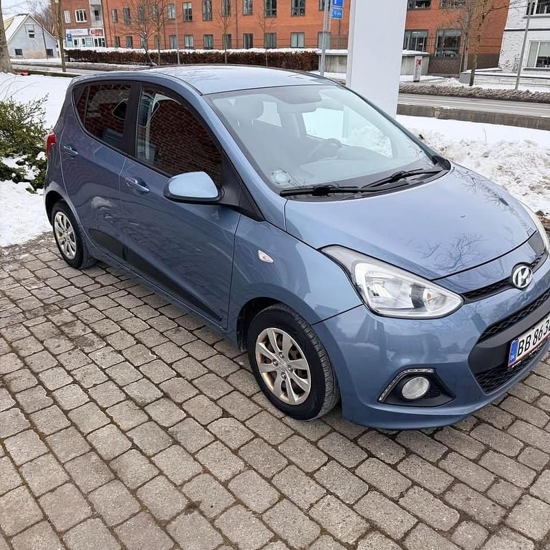 Brugt Hyundai i10 GO! 65 HK (47 kW) 2016 Blå Hatchback