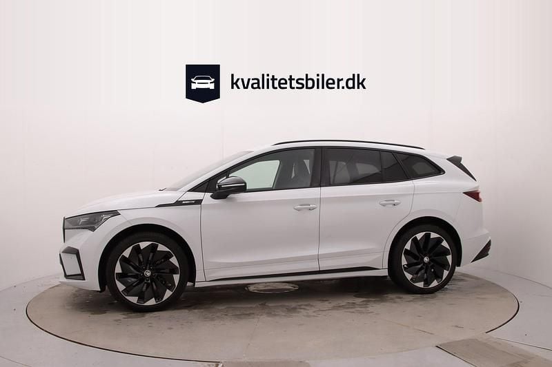 Brugt Skoda Enyaq iV SportLine 194 kW (265 HK) 2023 Hvidmetal SUV