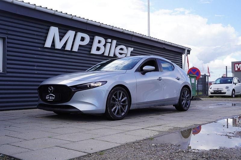 Sølvmetal Brugt 2020 Mazda 3 Sky Hatchback | 199.700 kr. (Fair pris) - Billede 1/4