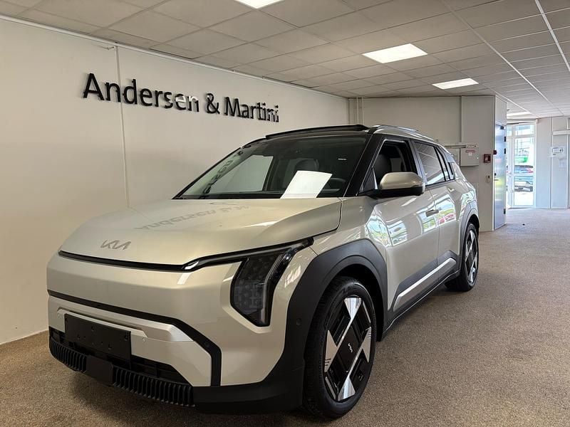 Ivorysilver Ny 2025 Kia EV3 SUV | 349.900 kr. (Dyr) - Billede 1/4