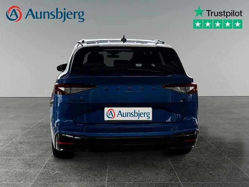 Brugt Skoda Enyaq iV SportLine 132 kW (180 HK) 2022 Blå metal SUV