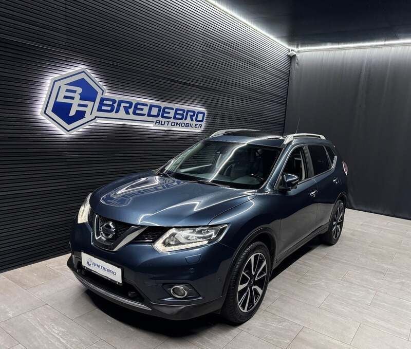 Blåmetal Brugt 2015 Nissan X-Trail Tekna SUV | 119.500 kr. (Fair pris) - Billede 1/4