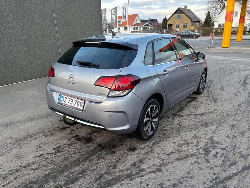 Brugt Citroën C4 100 HK (73 kW) 2018 Grå Hatchback
