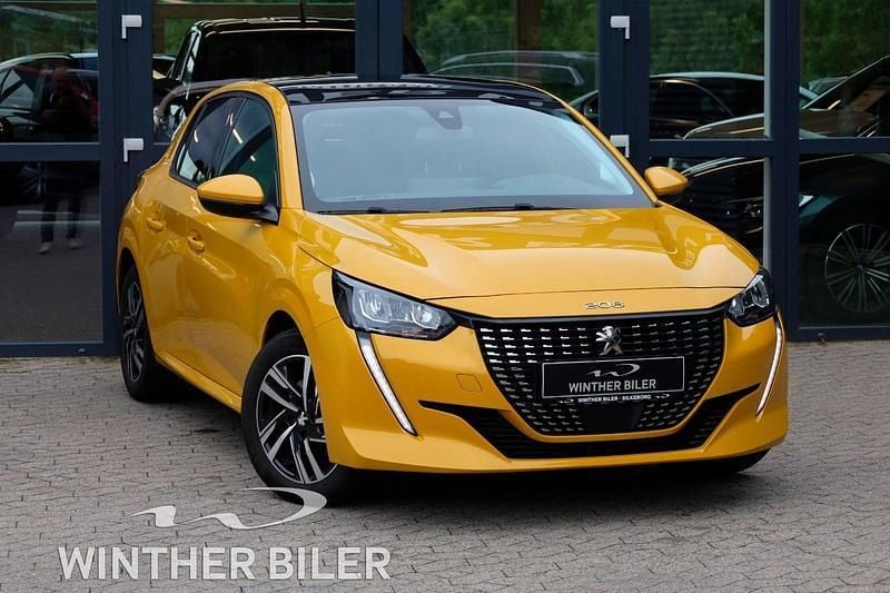 Guldmetal Brugt 2020 Peugeot 208 Allure Sky Hatchback | 154.900 kr. (Fair pris) - Billede 1/4