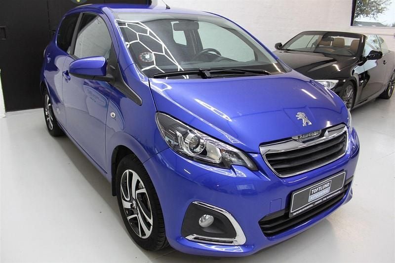 Blå Brugt 2020 Peugeot 108 Prestige Hatchback | 64.900 kr. (God pris) - Billede 1/4
