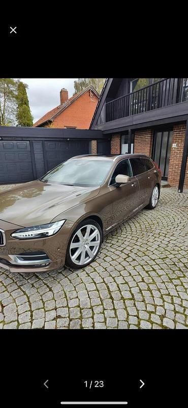 Beigemetal Brugt 2016 Volvo V90 Momentum Stationcar | 229.900 kr. (Fair pris) - Billede 1/4