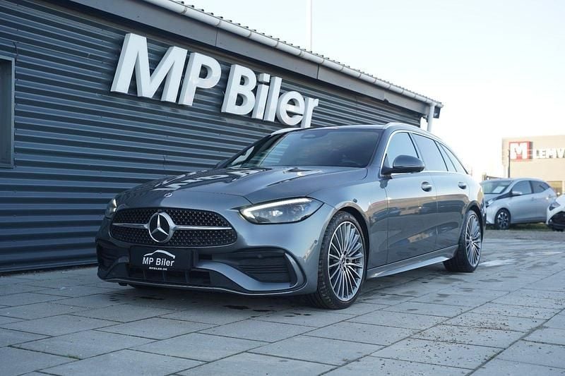 Gråmetal Brugt 2022 Mercedes C300 Premium Stationcar | 469.900 kr. (Fair pris) - Billede 1/4