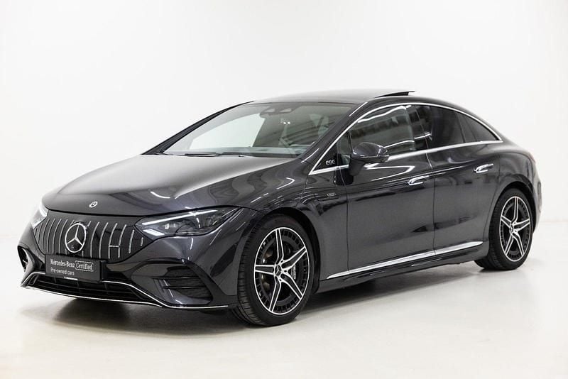 Farve: koksmetal Brugt 2025 Mercedes EQE AMG 43 AMG | 699.900 kr. - Billede 1/4