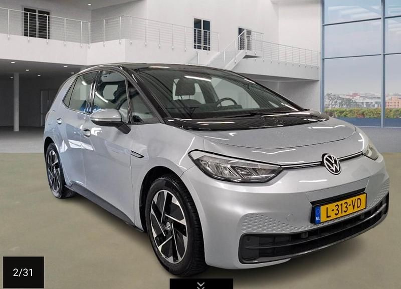 Brugt VW ID.3 Life 150 kW (204 HK) 2020 Sølvmetal Hatchback