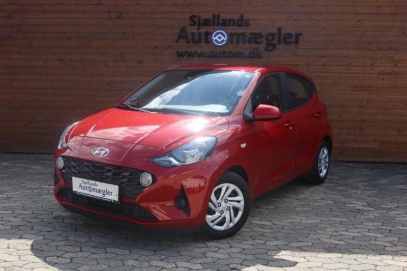 Rød Brugt 2021 Hyundai i10 Advanced Hatchback | 100.000 kr. (Fair pris) - Billede 1/4