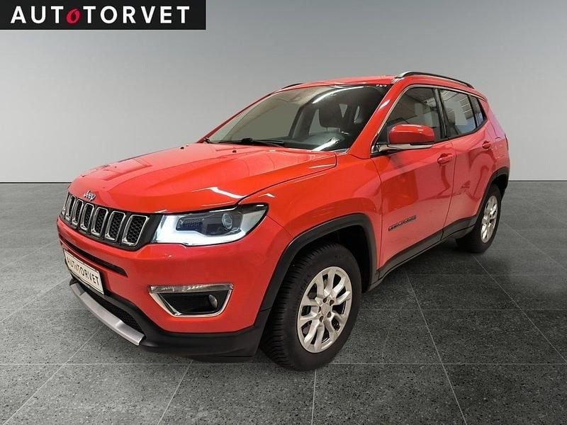 Rød Brugt 2021 Jeep Compass Limited SUV | 189.700 kr. (God pris) - Billede 1/4
