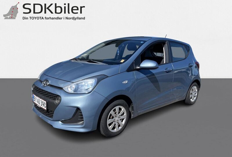 Blågrå Brugt 2018 Hyundai i10 Trend Hatchback | 84.900 kr. (Dyr) - Billede 1/4