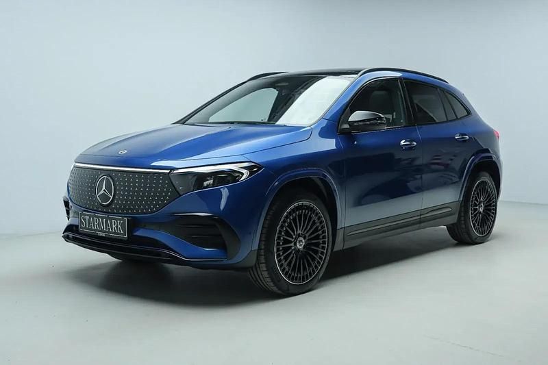 Blå Brugt 2024 Mercedes EQA350 AMG line SUV | 434.900 kr. - Billede 1/3