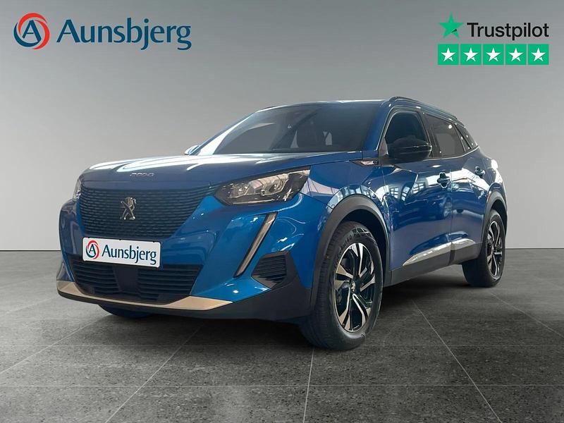 Blå met. Brugt 2023 Peugeot e-2008 Allure SUV | 157.500 kr. (Fair pris) - Billede 1/4