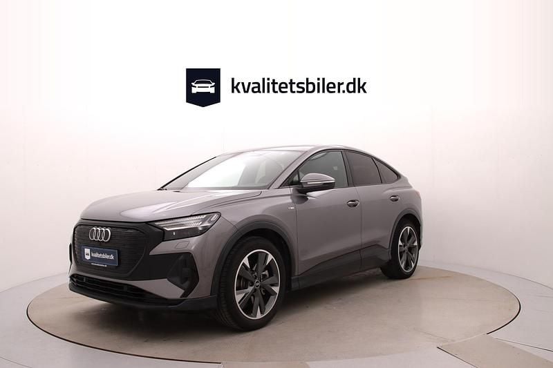Gråmetal Brugt 2023 Audi Q4 Sportback e-tron S-Line SUV | 299.900 kr. (Fair pris) - Billede 1/4