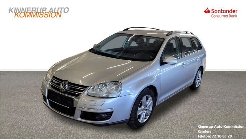 Sølvmetal Brugt 2008 VW Golf VI Trendline Stationcar | 29.700 kr. - Billede 1/4
