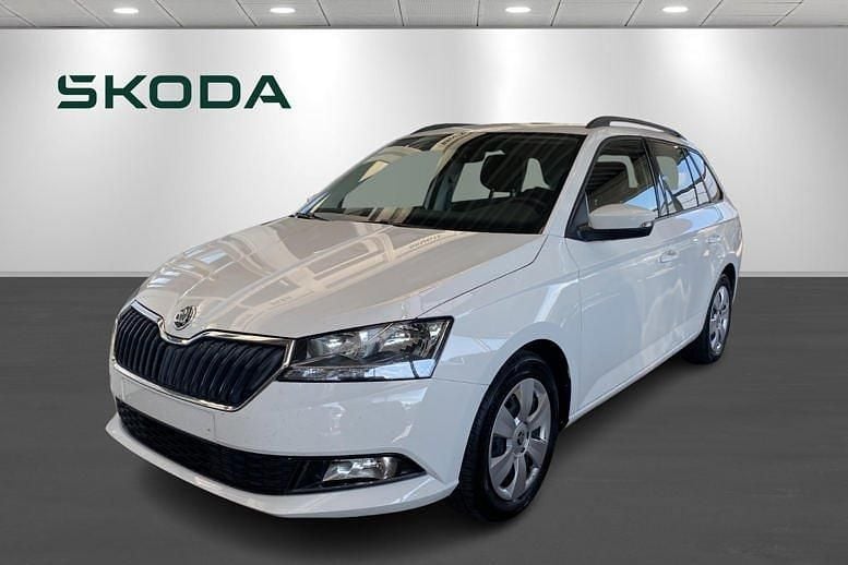 Hvid Brugt 2022 Skoda Fabia Hatchback | 169.900 kr. (Fair pris) - Billede 1/4