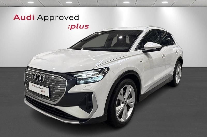 Hvidmetal Brugt 2024 Audi Q4 e-tron S-Line SUV | 414.900 kr. (Lidt for dyr) - Billede 1/4