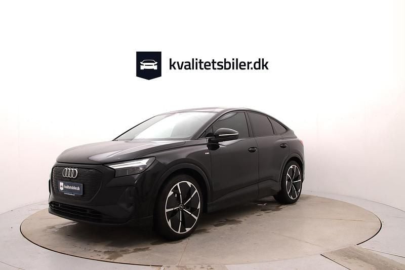 Sortmetal Brugt 2022 Audi Q4 Sportback e-tron S-Line SUV | 229.900 kr. (God pris) - Billede 1/4