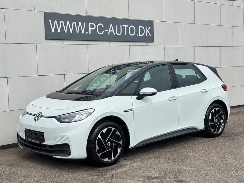 Hvid Brugt 2022 VW ID.3 Pro Performance Hatchback | 149.900 kr. (Super pris) - Billede 1/4