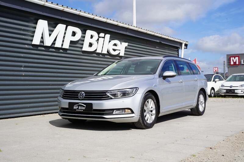 Sølvmetal Brugt 2015 VW Passat Comfortline Stationcar | 129.900 kr. (Fair pris) - Billede 1/4