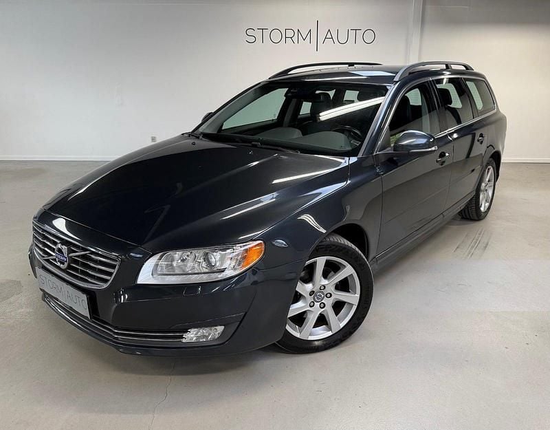 Gråmetal Brugt 2014 Volvo V70 Momentum Stationcar | 124.900 kr. - Billede 1/4