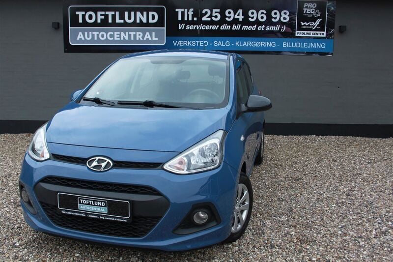 Blå Brugt 2016 Hyundai i10 Eco Hatchback | 49.900 kr. (Fair pris) - Billede 1/4