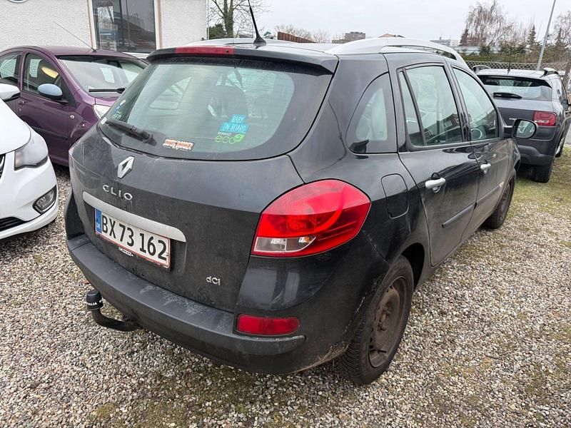 Brugt Renault Clio GrandTour Avantage 75 HK (55 kW) 2012 Sort Stationcar