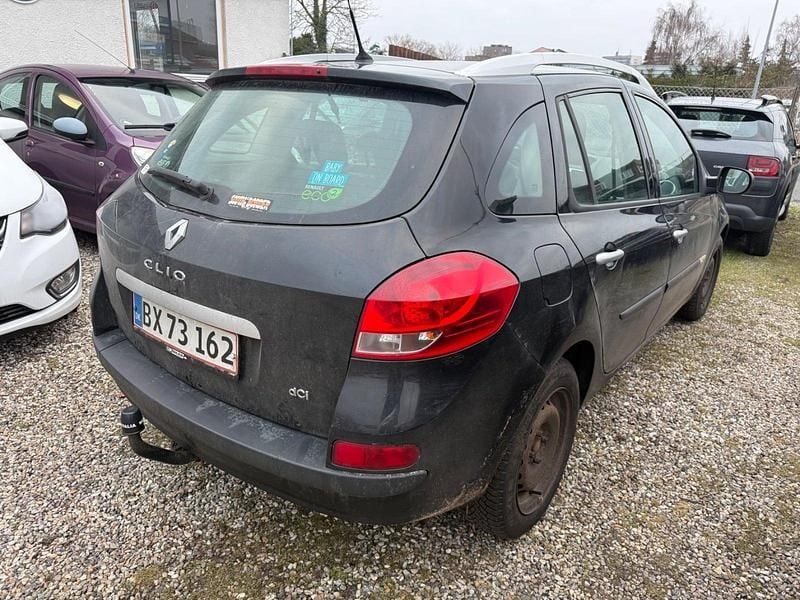 Brugt Renault Clio GrandTour Avantage 75 HK (55 kW) 2012 Sort Stationcar