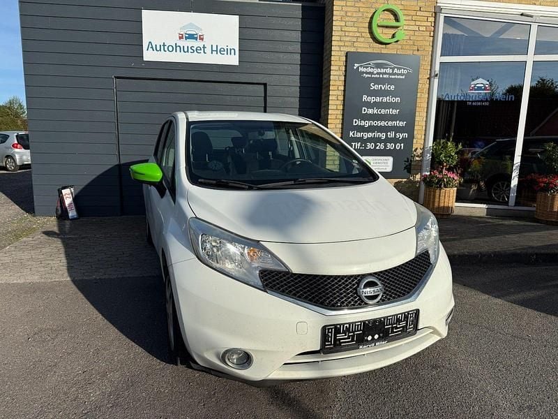 Hvid Brugt 2015 Nissan Note Visia MPV | 62.800 kr. (Lidt for dyr) - Billede 1/4