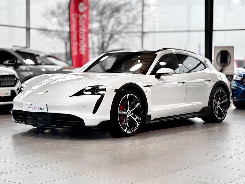 Hvid Brugt 2021 Porsche Taycan Cross Turismo Stationcar | 719.700 kr. - Billede 1/4