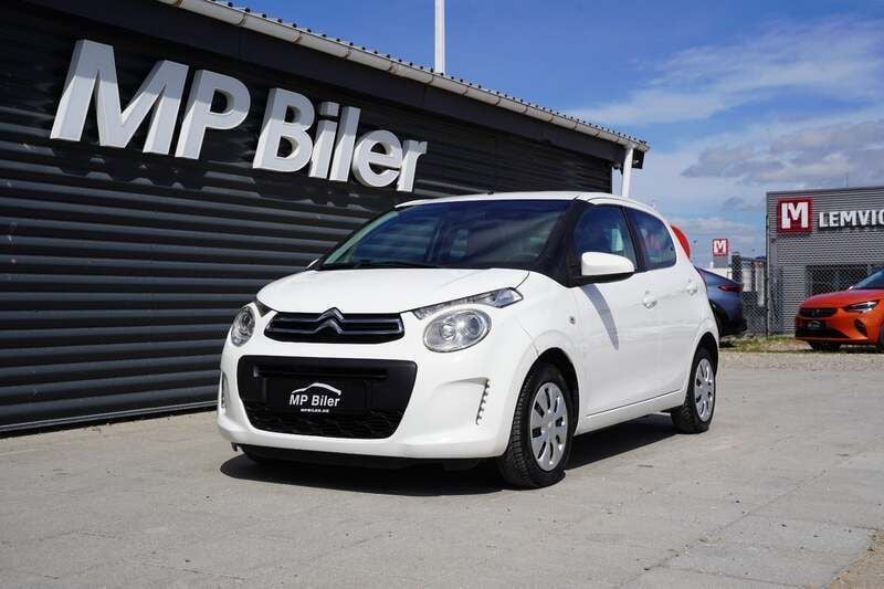 Hvid Brugt 2019 Citroën C1 VTR Sport Hatchback | 39.900 kr. (God pris) - Billede 1/4