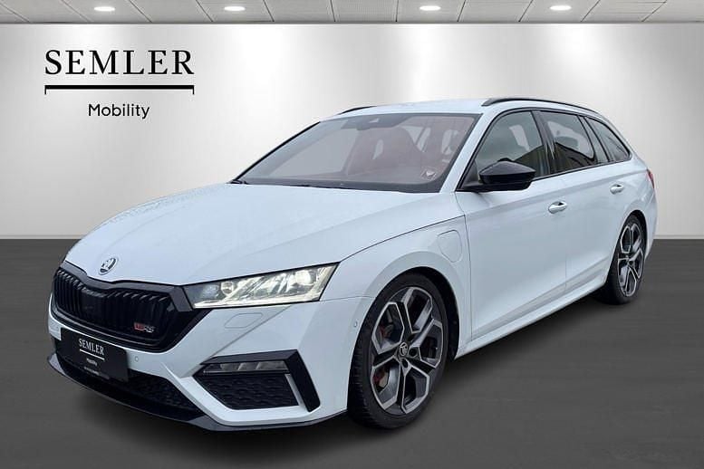 Hvid Brugt 2020 Skoda Octavia RS Stationcar | 229.900 kr. (God pris) - Billede 1/4