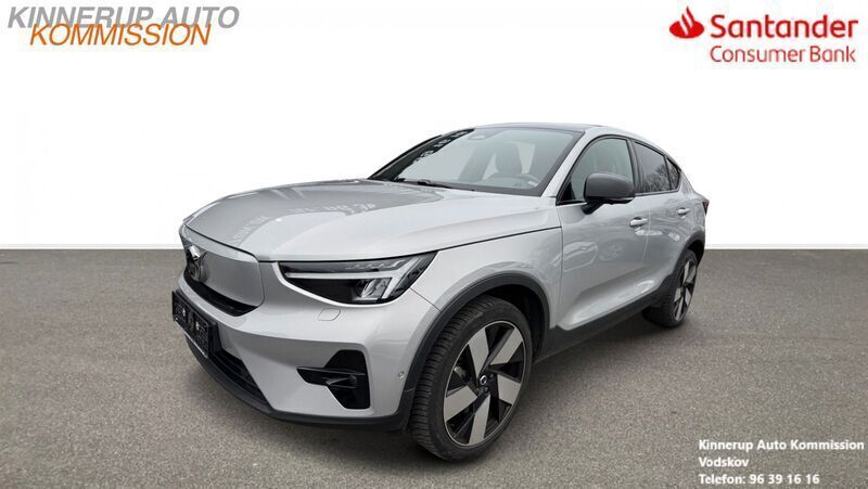 Sølv Brugt 2022 Volvo C40 Ultimate SUV | 254.900 kr. (God pris) - Billede 1/4