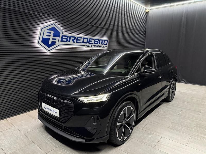 Perlemorshvid Brugt 2022 Audi Q4 e-tron S-Line SUV | 399.500 kr. (Fair pris) - Billede 1/4