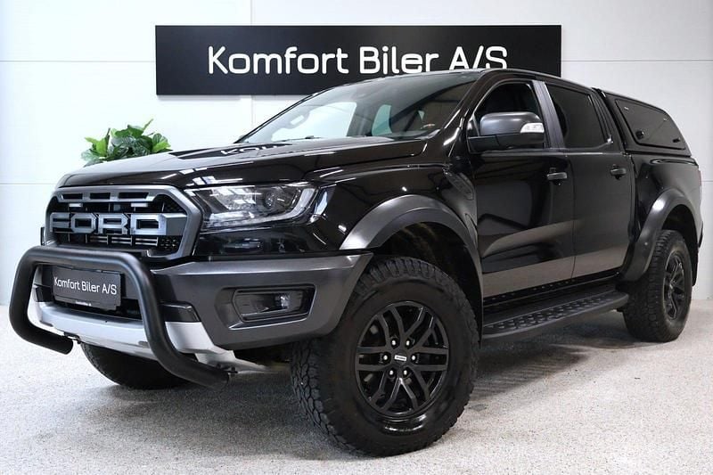 Sortmetal Brugt 2021 Ford Ranger Raptor Afhentning | 269.900 kr. - Billede 1/4