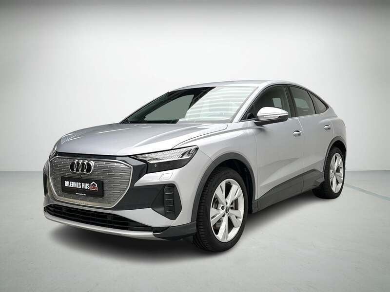 Sølvmetal Brugt 2023 Audi Q4 Sportback e-tron SUV | 319.900 kr. (Fair pris) - Billede 1/4