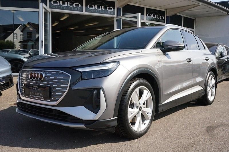 Gråmetal Brugt 2023 Audi Q4 e-tron S-Line SUV | 319.900 kr. (Fair pris) - Billede 1/4
