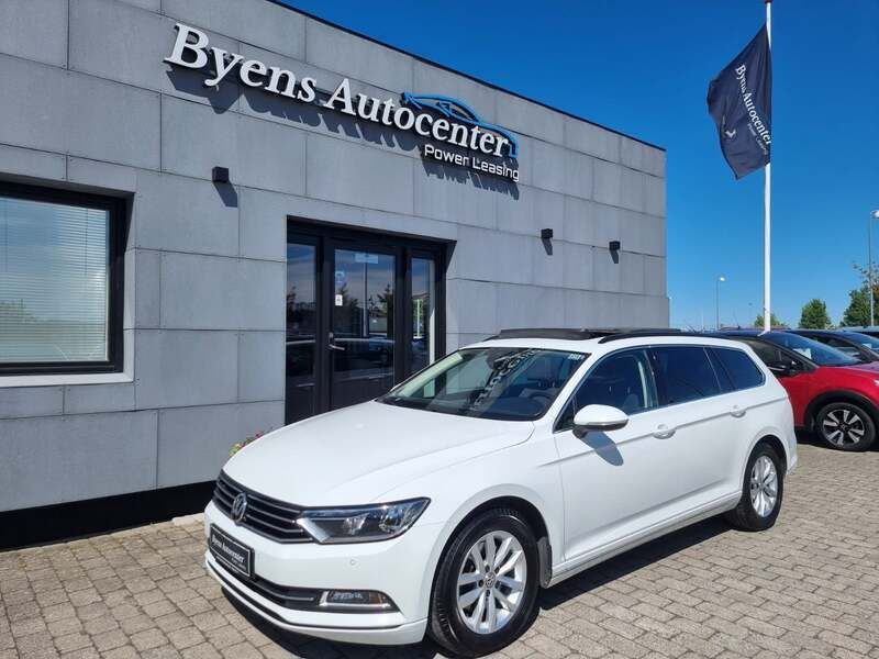 Hvidmetal Brugt 2019 VW Passat Business+ Stationcar | 209.900 kr. (God pris) - Billede 1/4