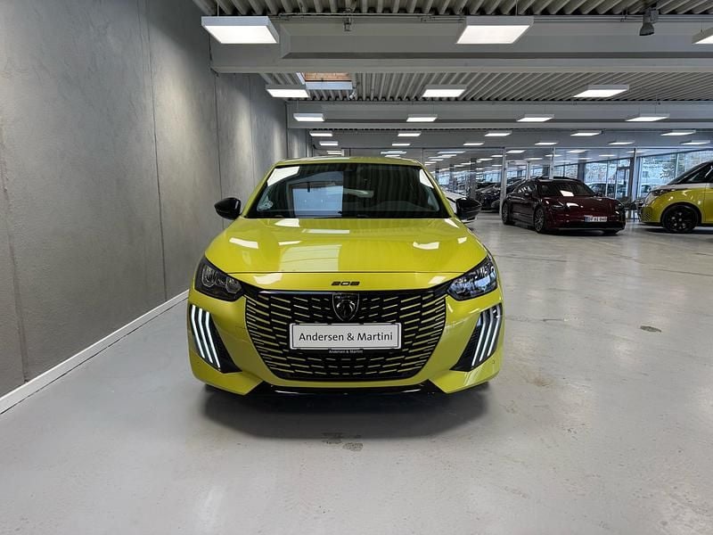Brugt Peugeot e-208 Style 100 kW (136 HK) 2023 Limegroen Hatchback