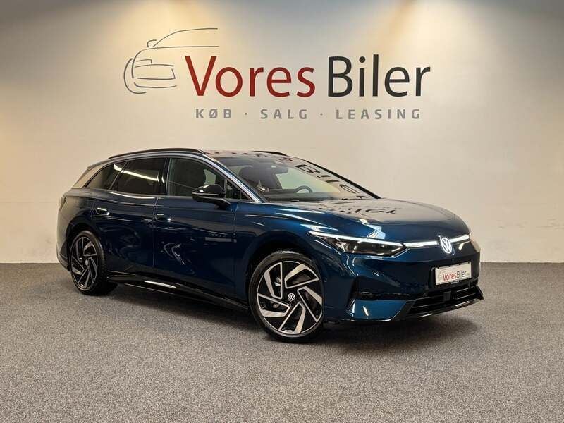 Mørkblåmetal Ny 2025 VW ID.7 Style Sedan | 419.800 kr. (Super pris) - Billede 1/4
