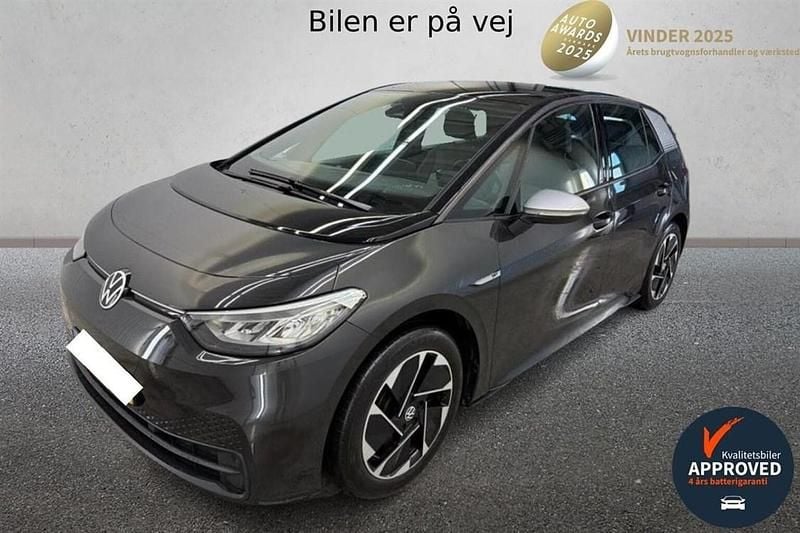 Brugt VW ID.3 Pro Performance 150 kW (204 HK) 2020 Grå Hatchback