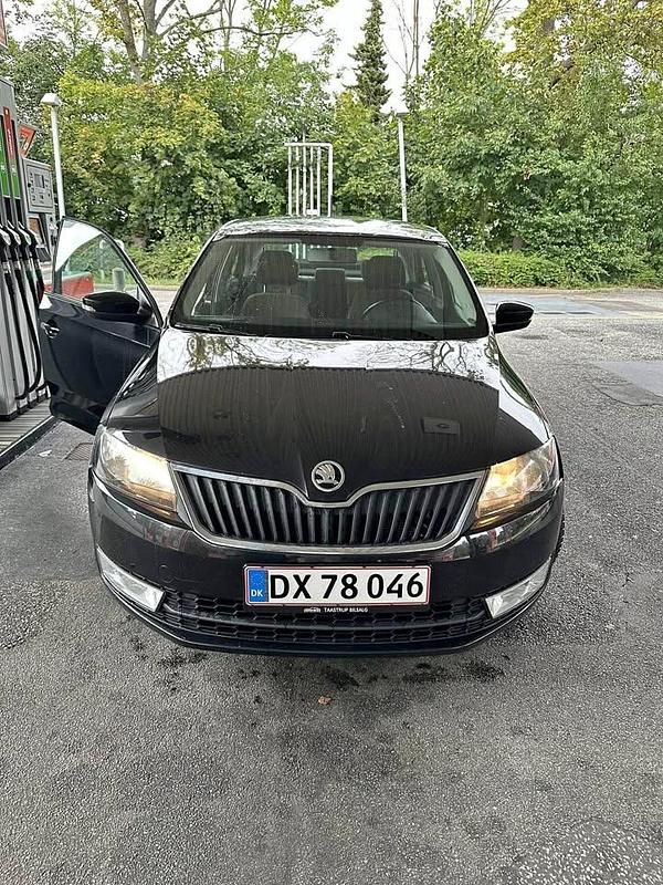 Brugt Skoda Rapid Ambition 90 HK (66 kW) 2016 Sort Hatchback