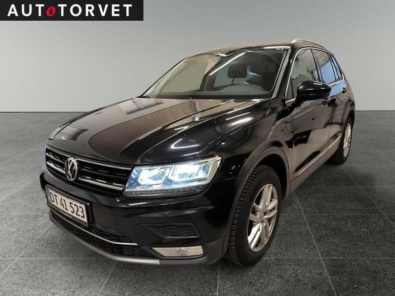 Sort Brugt 2016 VW Tiguan Highline SUV | 184.700 kr. (God pris) - Billede 1/4