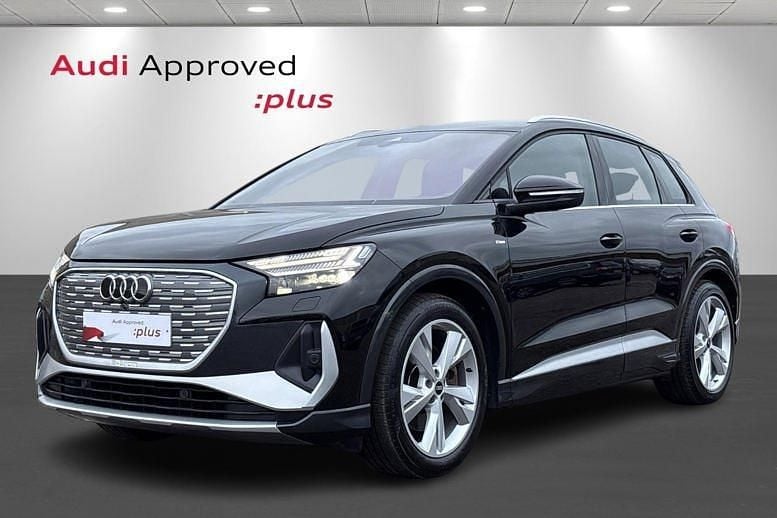 Sortmetal Brugt 2021 Audi Q4 e-tron S-Line SUV | 284.900 kr. (Fair pris) - Billede 1/4
