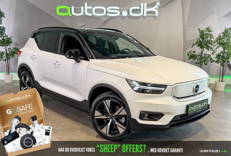 Hvid Brugt 2022 Volvo XC40 Plus SUV | 239.000 kr. (God pris) - Billede 1/3