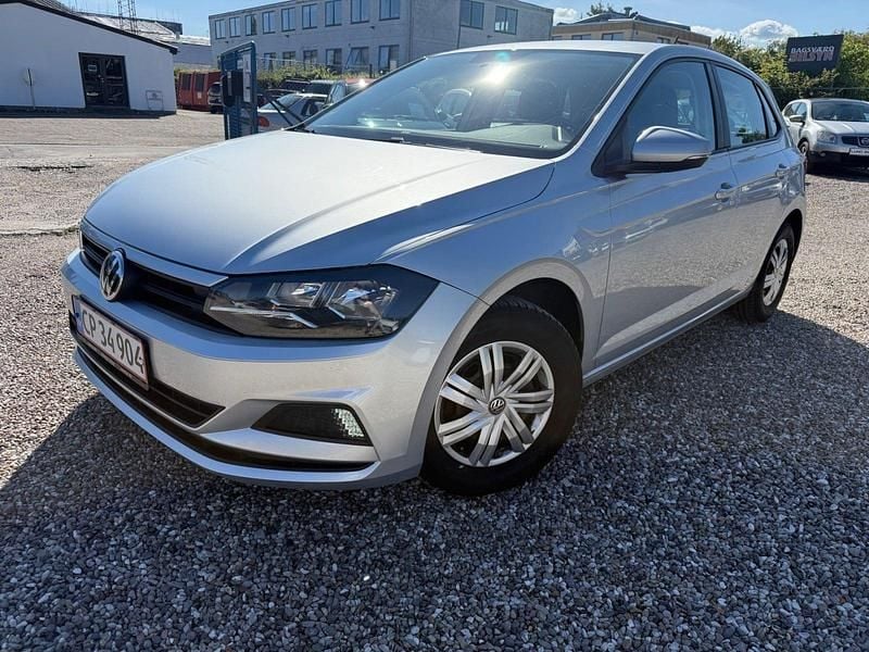 Sølvmetal Brugt 2018 VW Polo Comfortline Hatchback | 101.990 kr. (Super pris) - Billede 1/4