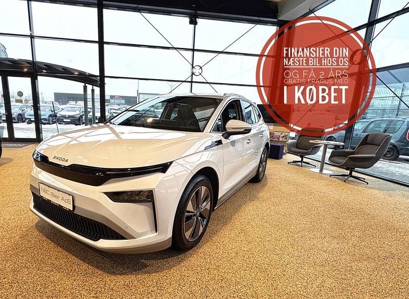 Hvid Brugt 2025 Skoda Enyaq iV SUV | 354.780 kr. (Super pris) - Billede 1/4