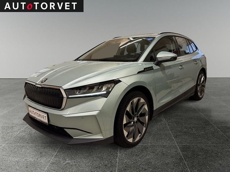 Turkismetal Brugt 2021 Skoda Enyaq iV Suite SUV | 139.700 kr. (Fair pris) - Billede 1/4